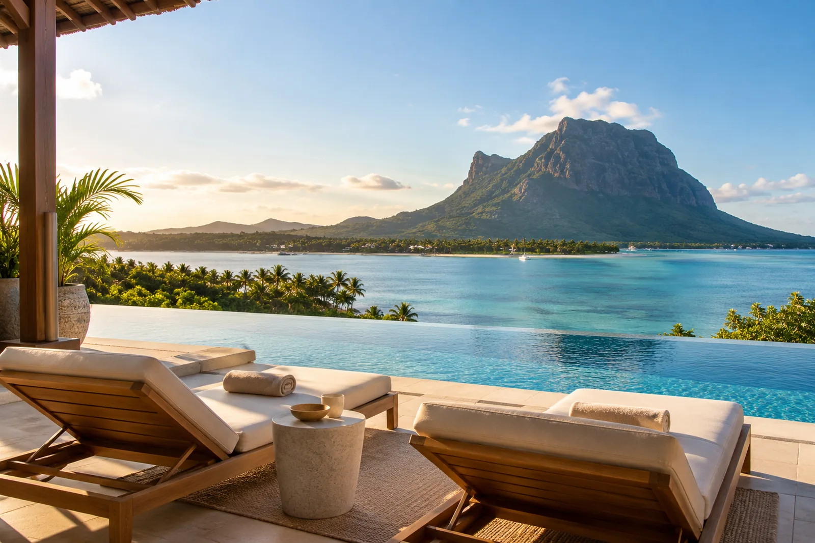 Location villa de luxe à Le Morne – Vue imprenable & séjour prestige