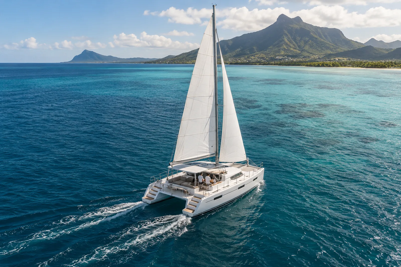 Louez un catamaran privé de luxe à l’île Maurice avec Royal Keys – L’expérience ultime du raffinement en mer
