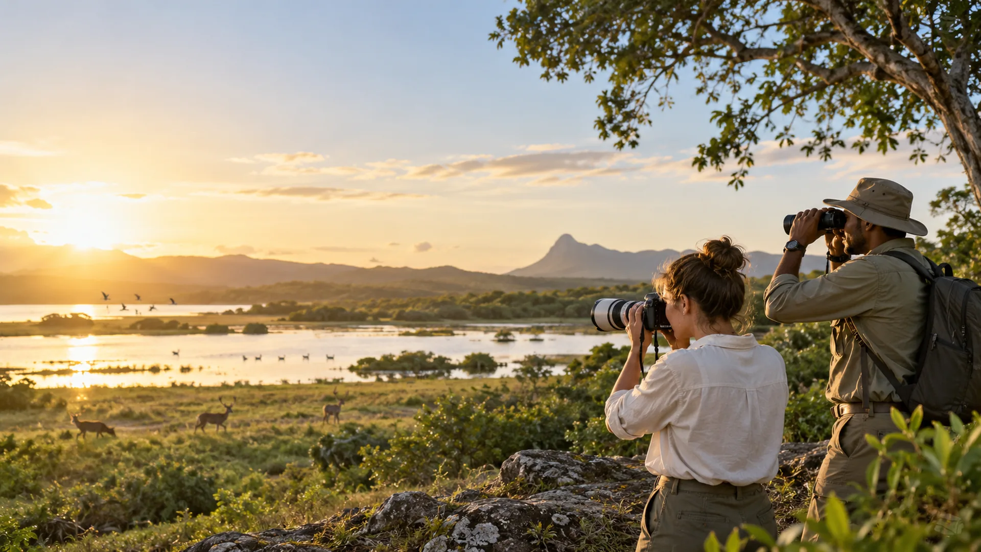 Safari photo dans un parc animalier privé