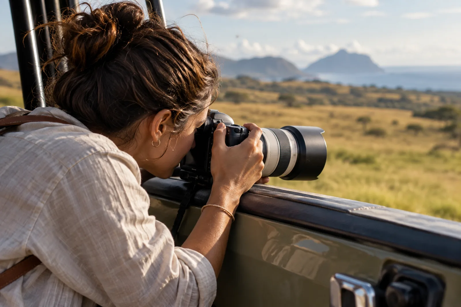 Safari photo dans un parc animalier privé, un moment de l'excursion organisée par Royal Keys à l'île Maurice