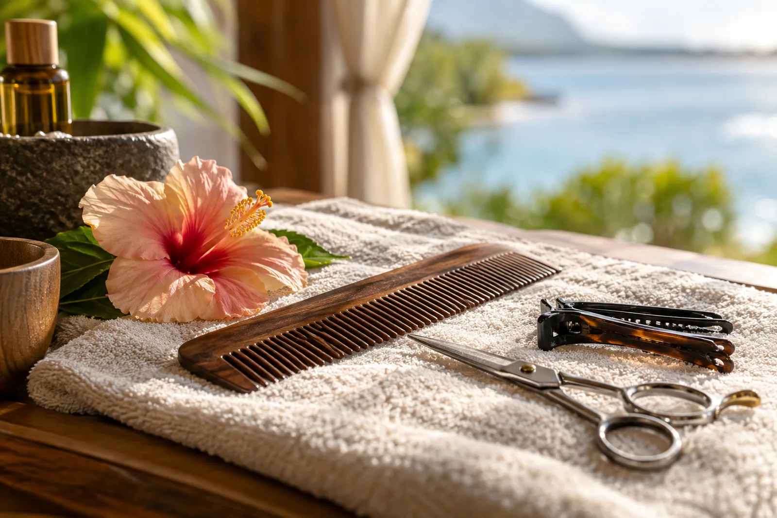 Coiffeur à domicile, vu de près : un service Royal Keys à l'île Maurice